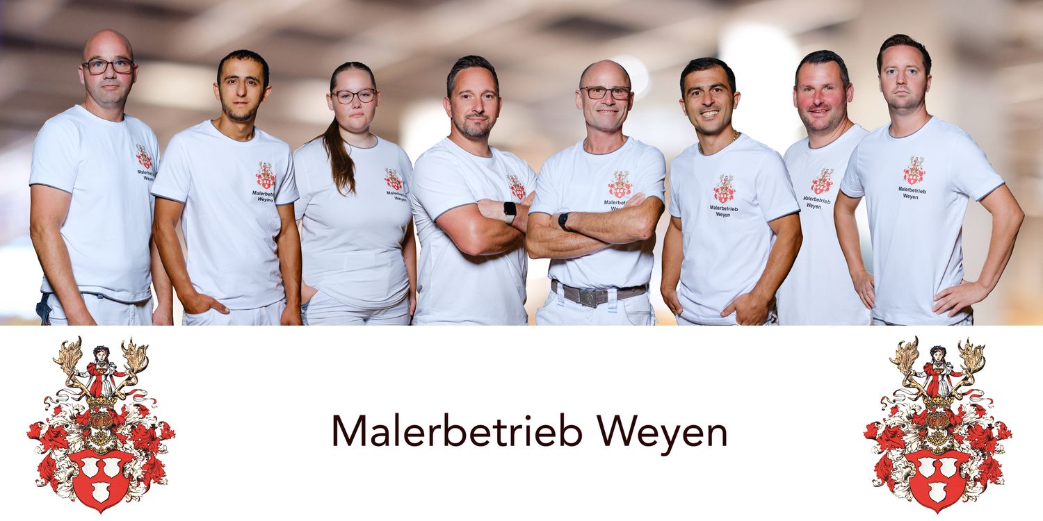 Das Team von Malerbetrieb Weyen